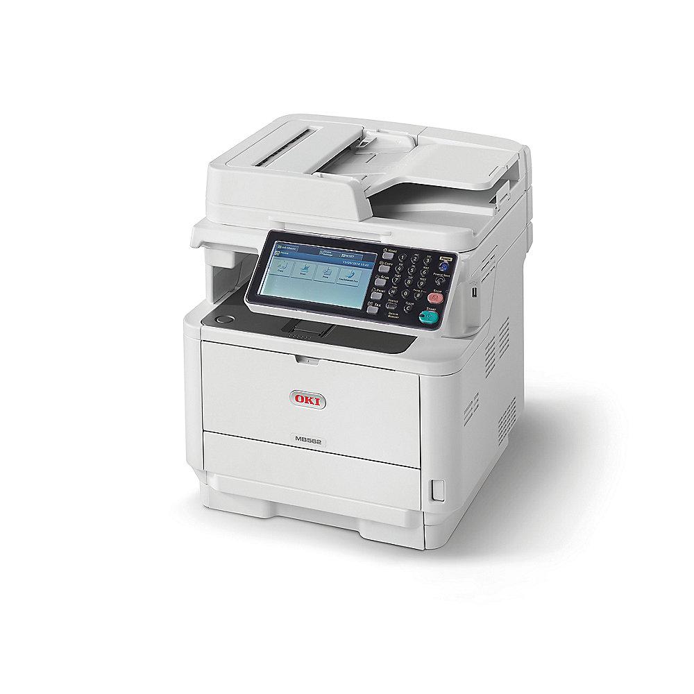 OKI MB562dnw S/W-Laserdrucker Scanner Kopierer Fax WLAN