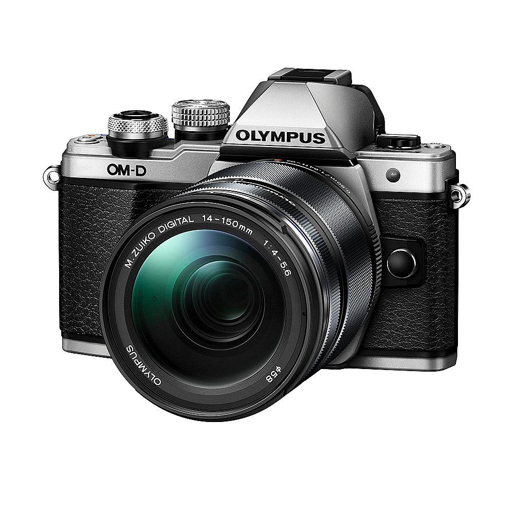 Olympus OM-D E-M10 Mark II Kit 14-150mm Systemkamera silber