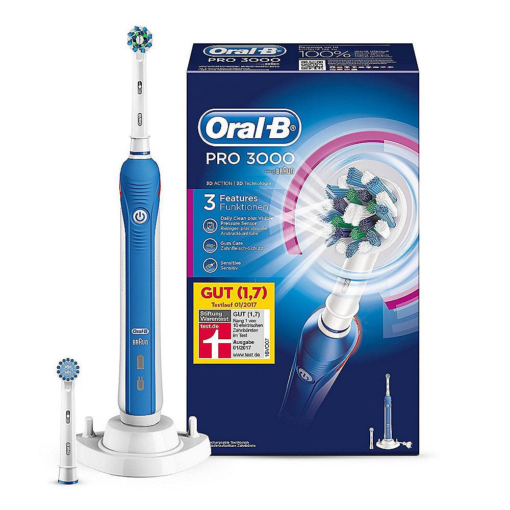 Oral-B PRO 3000 Elektrische Zahnbürste, Oral-B, PRO, 3000, Elektrische, Zahnbürste