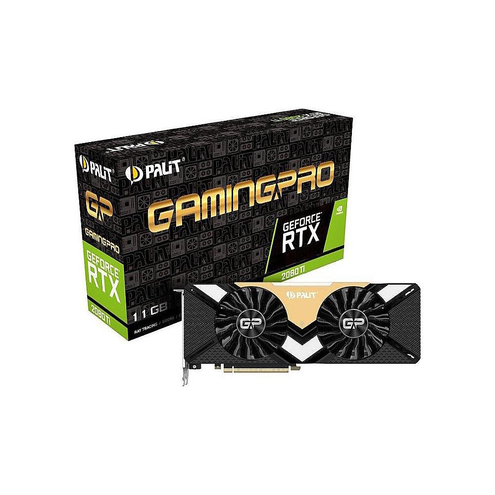 Palit GeForce RTX 2080Ti GamingPro 11GB GDDR6 Grafikkarte 3xDP/HDMI/USB-C