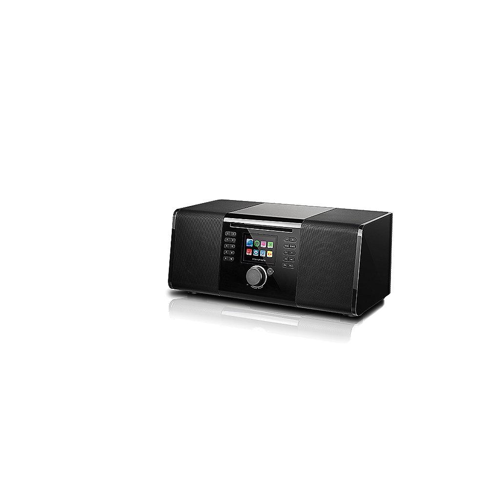 Palona JOJO DAB /FM 2.1-Soundsystem WLAN BT USB Aux-In Fernbedienung schwarz, Palona, JOJO, DAB, /FM, 2.1-Soundsystem, WLAN, BT, USB, Aux-In, Fernbedienung, schwarz