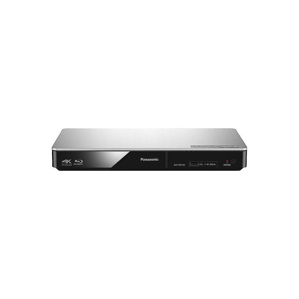 Panasonic DMP-BDT185 Blu-ray Player 4K Upscaling silber, Panasonic, DMP-BDT185, Blu-ray, Player, 4K, Upscaling, silber