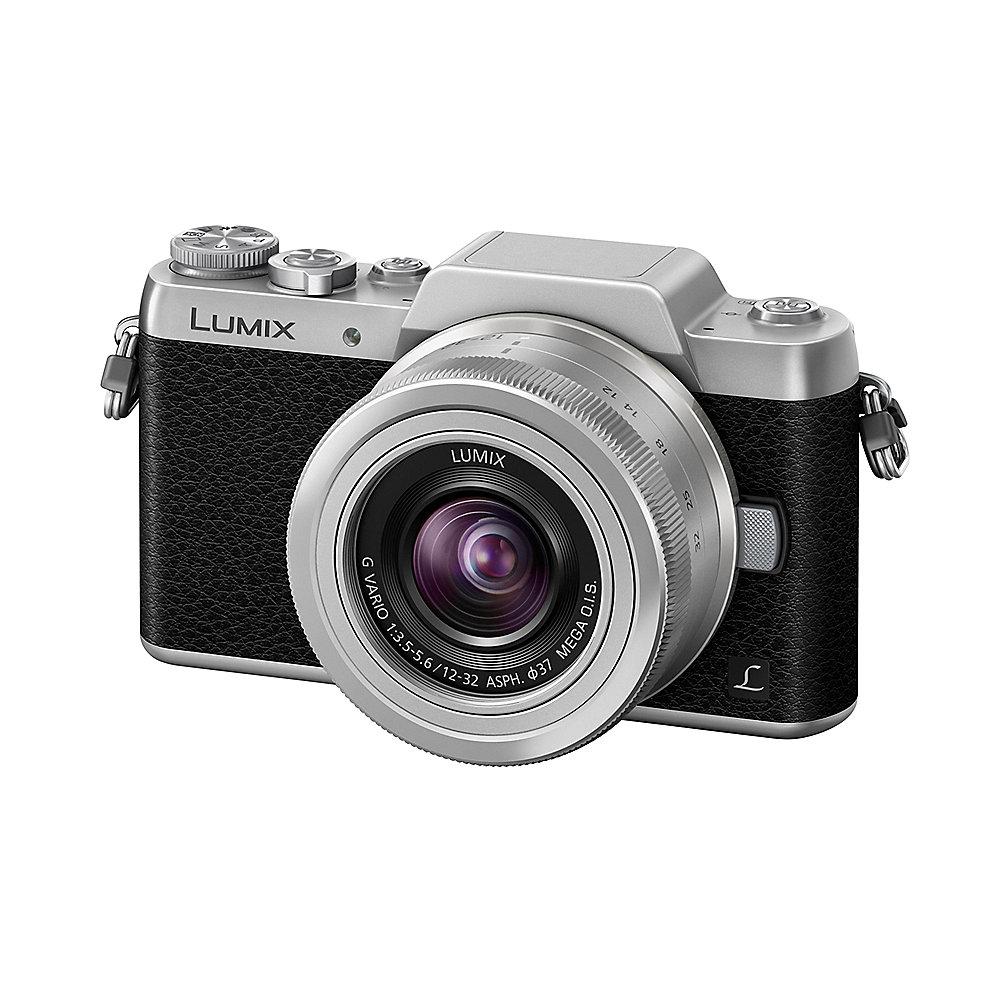 Panasonic Lumix DMC-GF7 Kit 12-32mm Systemkamera schwarz/silber