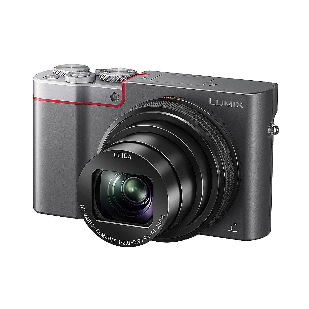 Panasonic Lumix DMC-TZ101 Reisezoom-Kamera silber