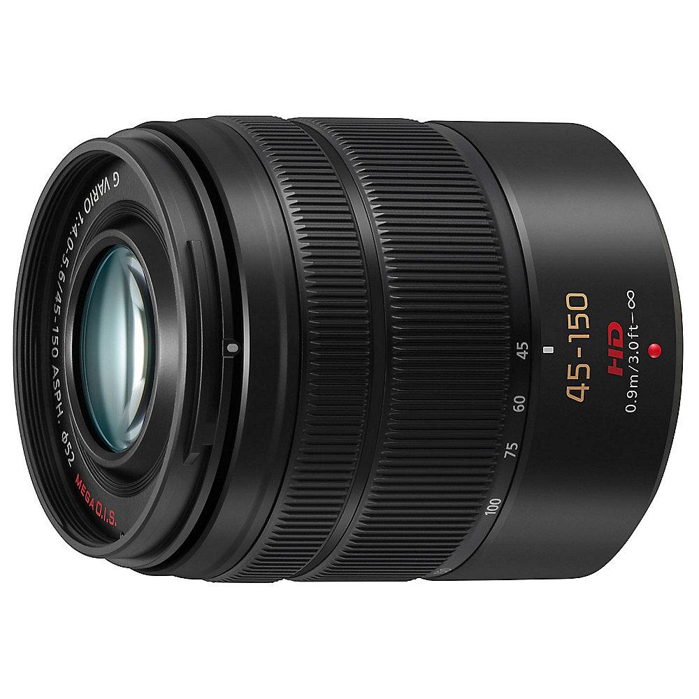 Panasonic Lumix G Vario 45-150mm f/4-5.6 OIS Tele Zoom Objektiv (H-FS45150E), Panasonic, Lumix, G, Vario, 45-150mm, f/4-5.6, OIS, Tele, Zoom, Objektiv, H-FS45150E,