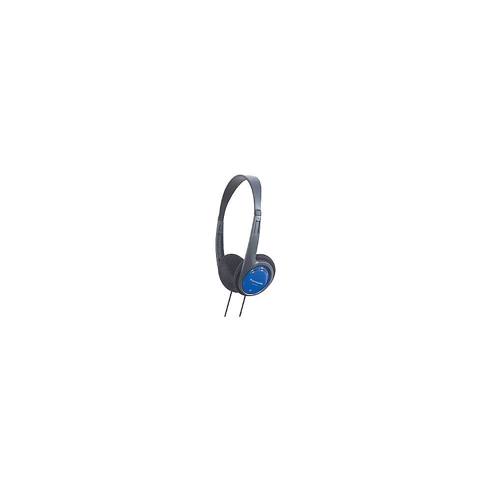 Panasonic RP-HT010E-A On-Ear Leichtbügel-Kopfhörer blau