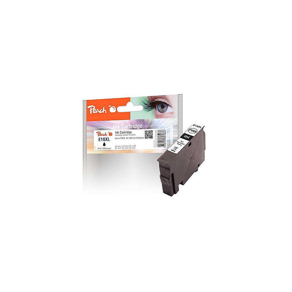 Peach PI200-237 Tintenpatrone schwarz kompatibel Epson T1631 No. 16XL WF-2010