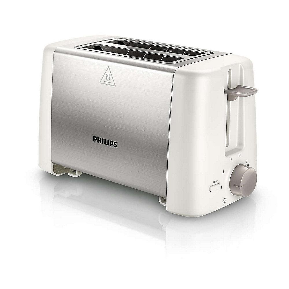 Philips Daily Collection HD4825/00 Toaster Weiß Edelstahl