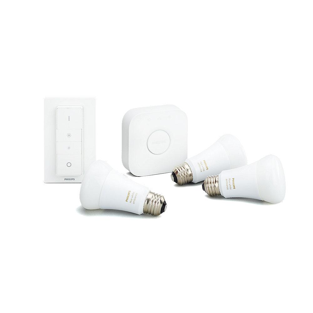 Philips Hue White Ambiance LED E27 3er Starter Set 9,5W (2017)