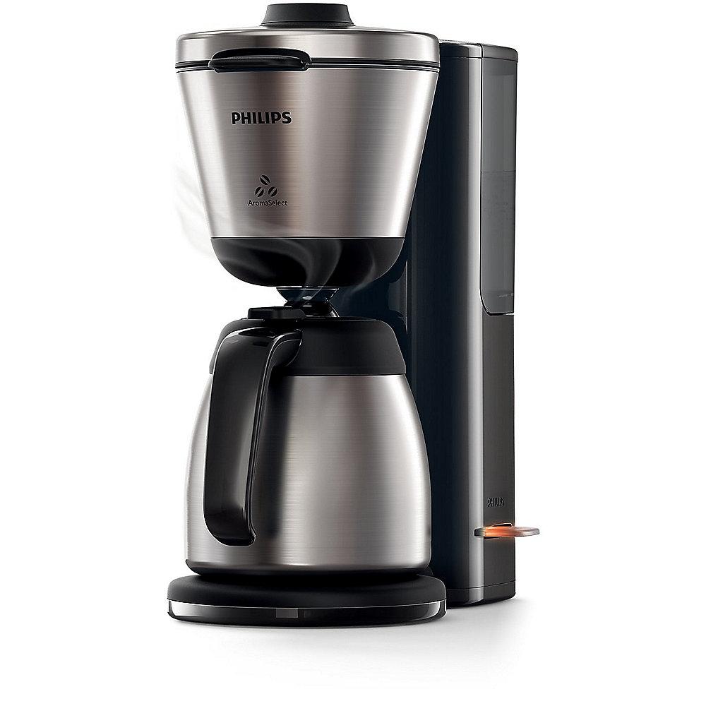 Philips Intense HD7697/90 Kaffeemaschine mit Thermokanne, Edelstahl schwarz