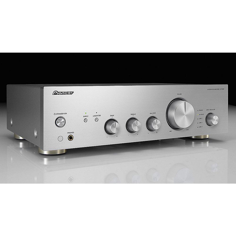 Pioneer A-10AE-S Stereo-Vollverstärker Phono-Eingang Silber, Pioneer, A-10AE-S, Stereo-Vollverstärker, Phono-Eingang, Silber