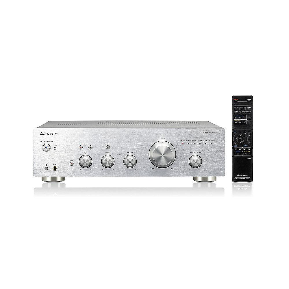 Pioneer A-20-S Stereo-Vollverstärker mit Direct Energy Design 50W Silber, Pioneer, A-20-S, Stereo-Vollverstärker, Direct, Energy, Design, 50W, Silber