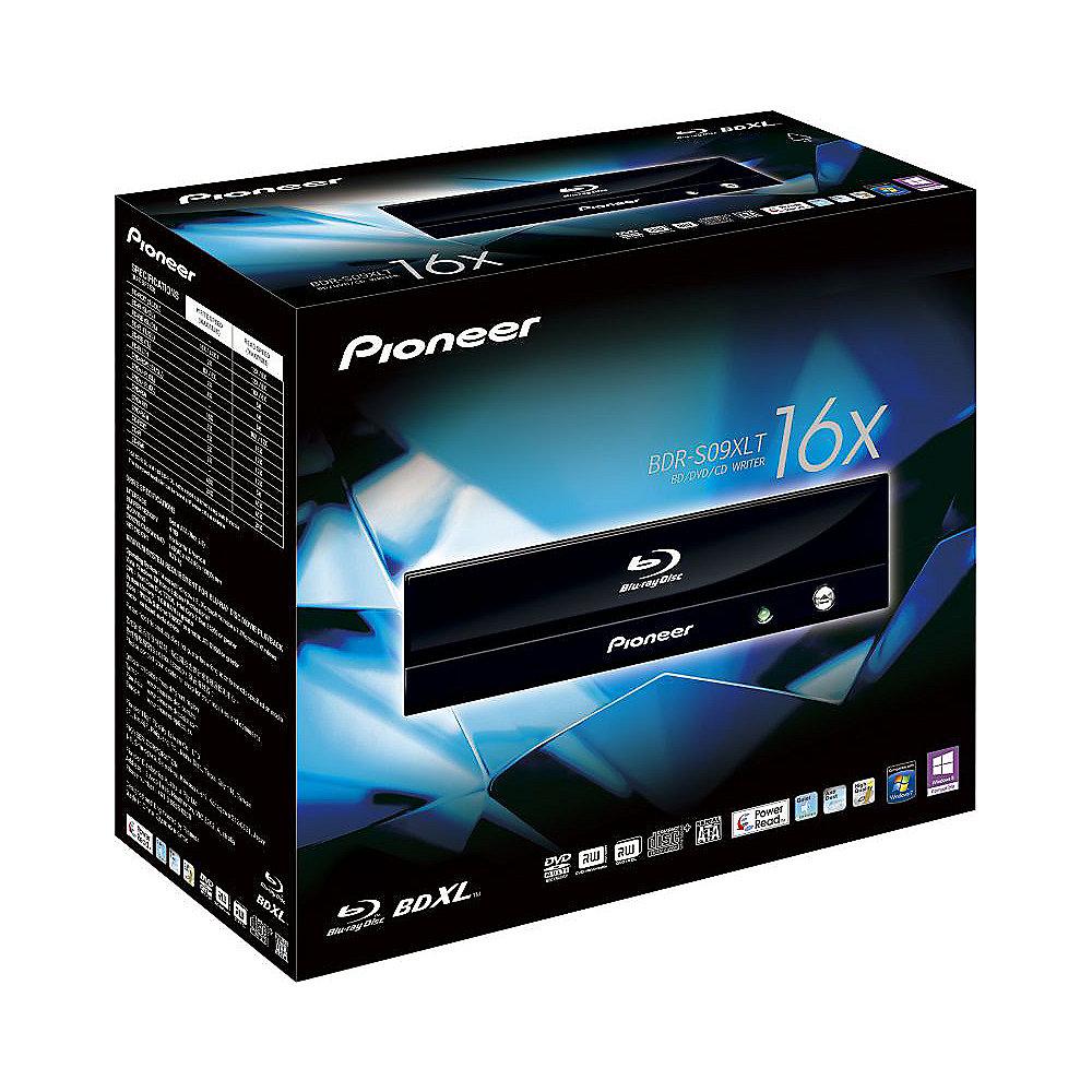 Pioneer BDR-S09XLT Blu-ray BDXL 16xBD±R 16xDVD±R SATA Retail schwarz, Pioneer, BDR-S09XLT, Blu-ray, BDXL, 16xBD±R, 16xDVD±R, SATA, Retail, schwarz