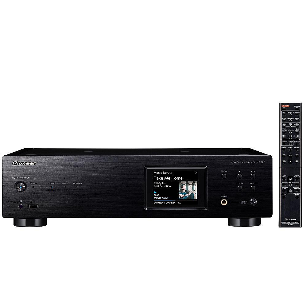 Pioneer N-70AE Pure Audio Netzwerk-Player HiRes SPDIF Multiroom schwarz, Pioneer, N-70AE, Pure, Audio, Netzwerk-Player, HiRes, SPDIF, Multiroom, schwarz