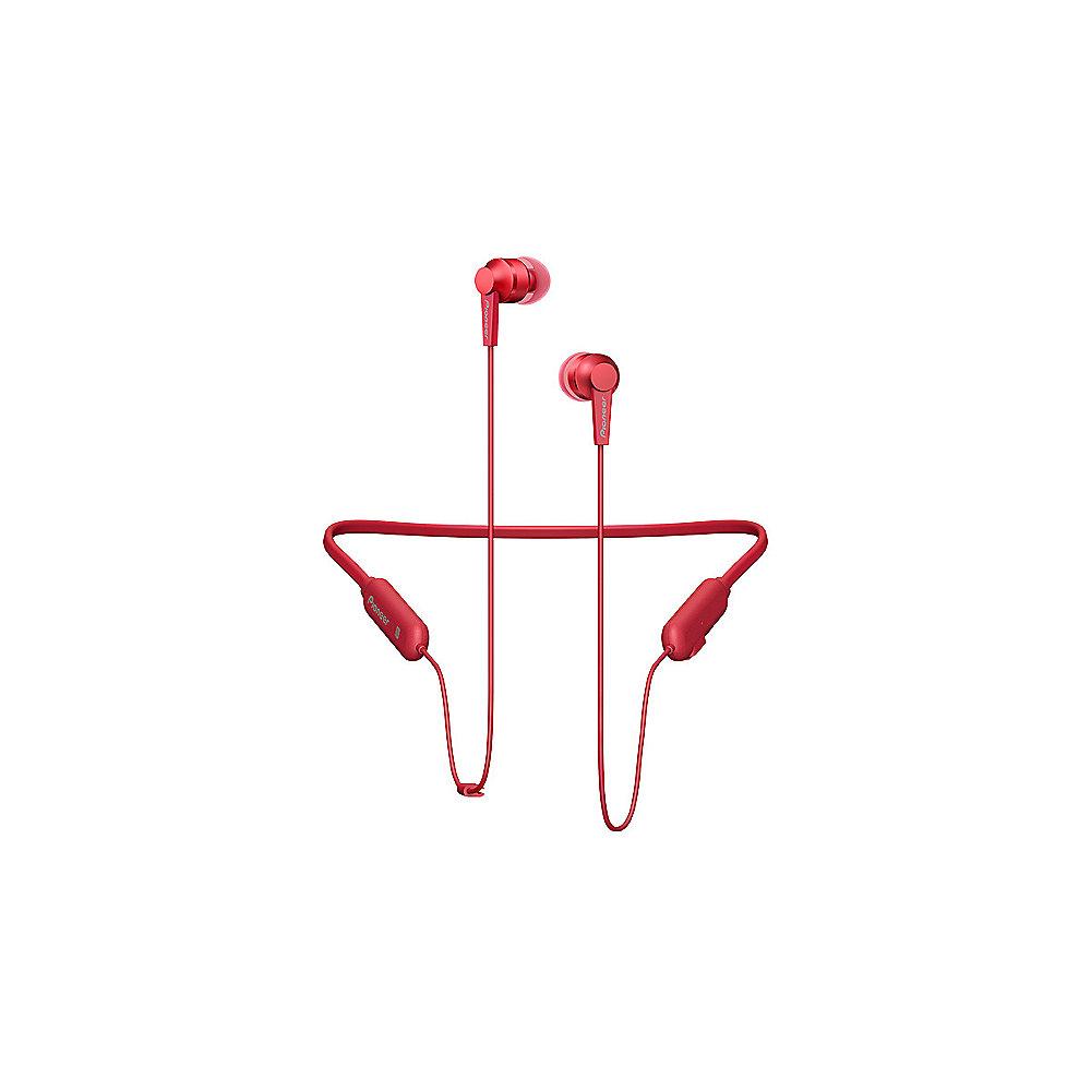 Pioneer SE-C7BT(R) In-Ear Kopfhörer Bluetooth NFC, Rot, Aluminium-Design, Pioneer, SE-C7BT, R, In-Ear, Kopfhörer, Bluetooth, NFC, Rot, Aluminium-Design