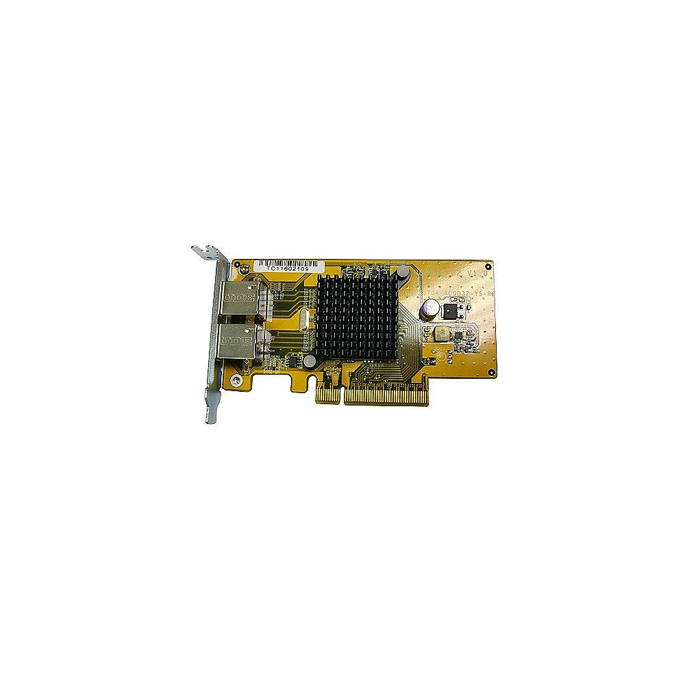 QNAP Dual Port GBE Card für TS-x79 Rackmount Model
