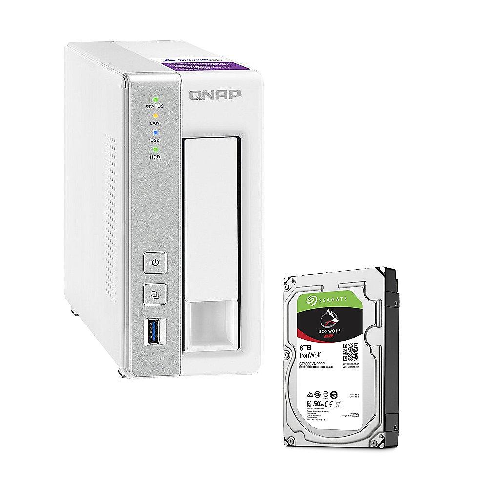 QNAP TS-131P NAS System 1-Bay 8TB inkl. 1x 8TB Seagate ST8000VN0022