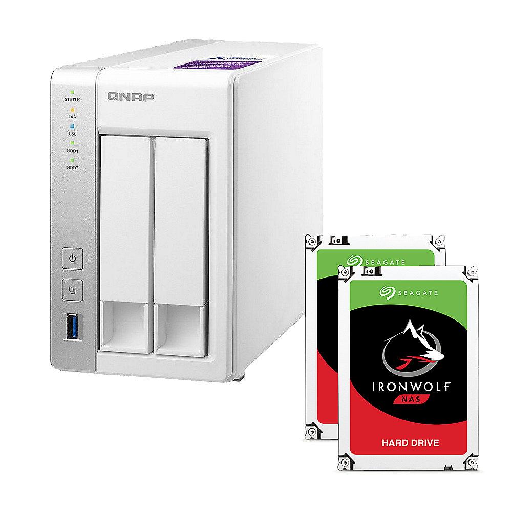 QNAP TS-231P NAS System 2-Bay 12TB inkl. 2x 6TB Seagate ST6000VN0033