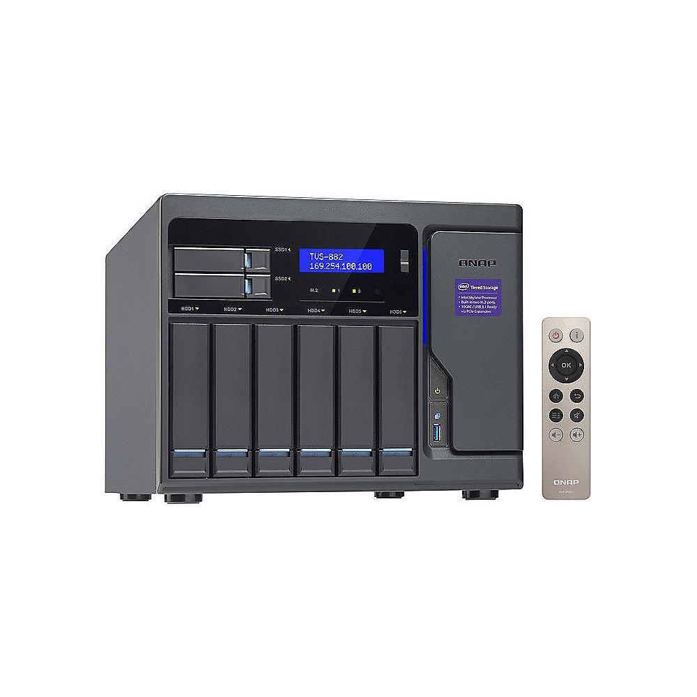 QNAP TVS-882-I3-8G NAS System 6-Bay Education Artikel – Nachweispflichtig
