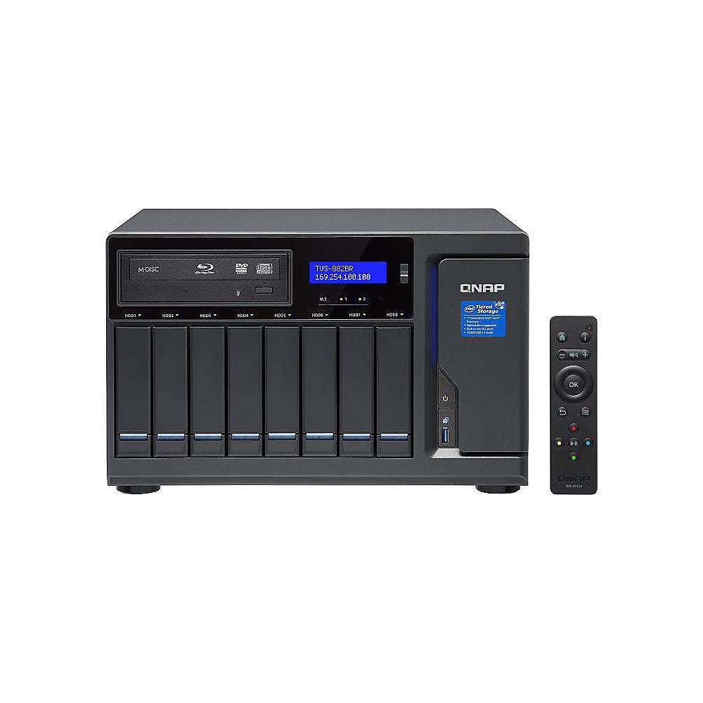QNAP TVS-882BR-ODD-I7-32G NAS System 8-Bay
