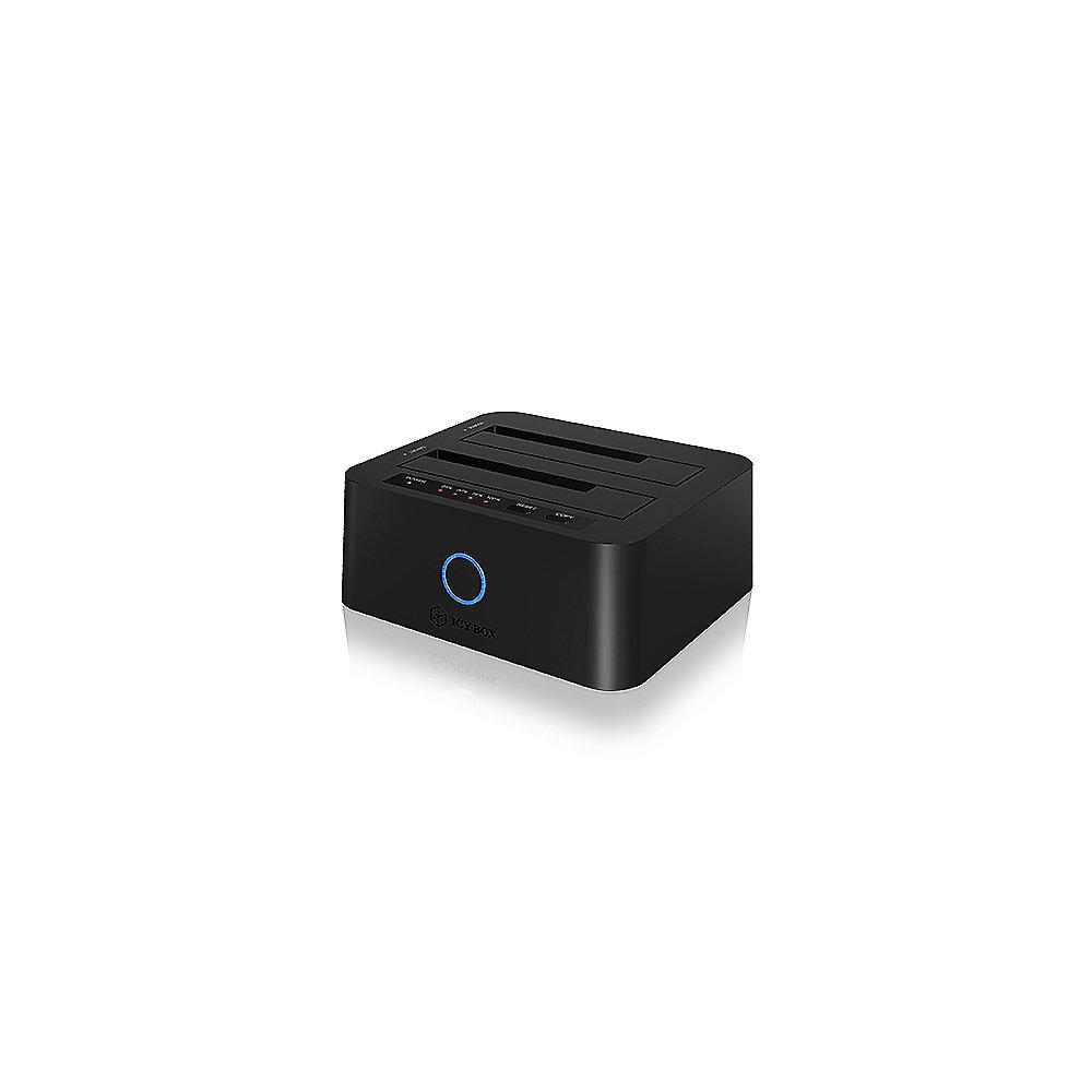 RaidSonic 2fach Docking- und Klonstation 2,5"/3,5" SATA USB3.0 mit JBOD schwarz