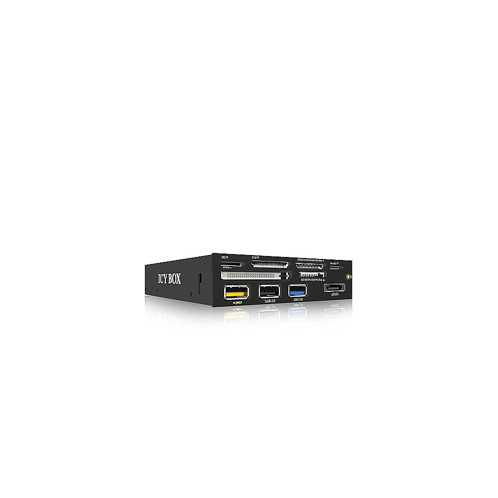 RaidSonic Icy Box IB-868-B 6-fach Kartenleser mit USB 3.0 Schnittstelle schwarz