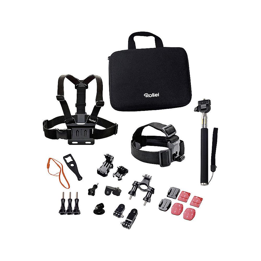 Rollei Actioncam Zubehör Set Outdoor für Rollei Actioncams und GoPro 23 Teile, Rollei, Actioncam, Zubehör, Set, Outdoor, Rollei, Actioncams, GoPro, 23, Teile