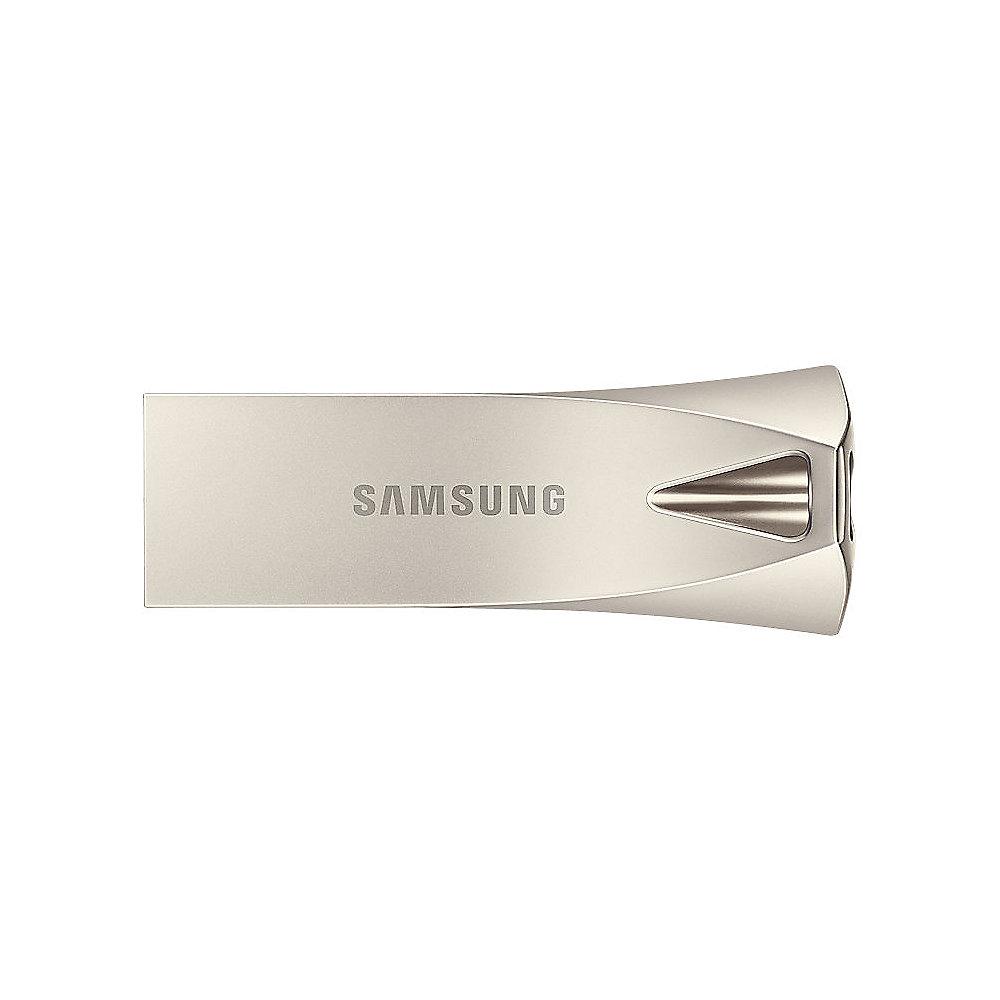 Samsung BAR Plus 32GB Flash Drive 3.1 USB Stick Metallgehäuse silber, Samsung, BAR, Plus, 32GB, Flash, Drive, 3.1, USB, Stick, Metallgehäuse, silber