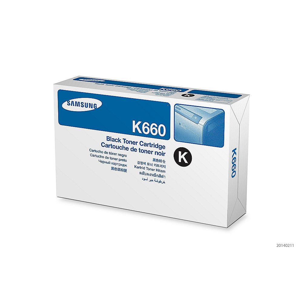 Samsung CLP-K660A Original Toner Schwarz für ca. 2.500 Seiten