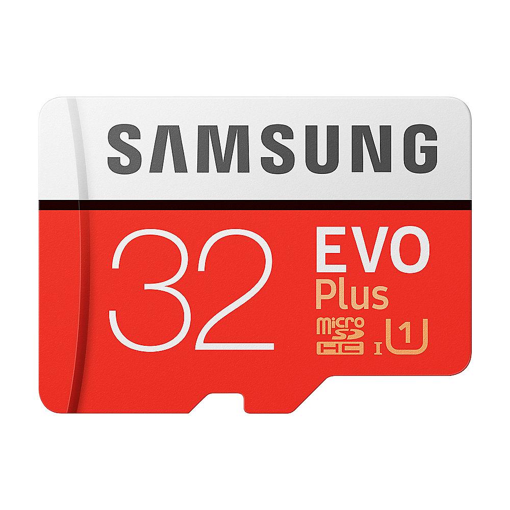 Samsung Evo Plus 32 GB microSDHC Speicherkarte (95 MB/s, Class 10, UHS-I, U1)