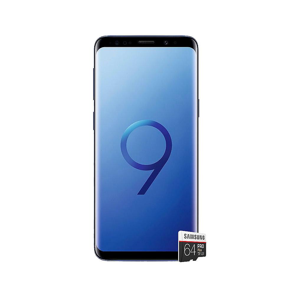 Samsung GALAXY S9 DUOS coral blue G960F inkl. 64GB Evo Plus microSDXC