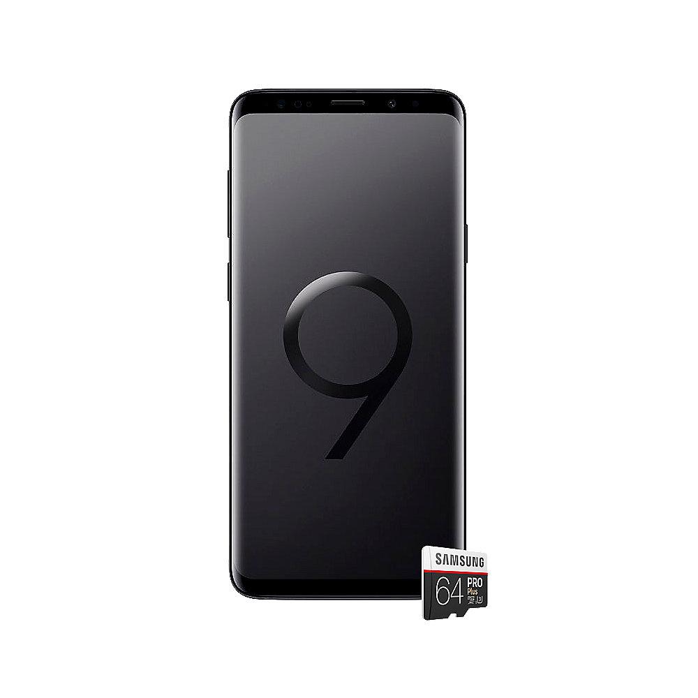 Samsung GALAXY S9  DUOS midnight black G965F inkl. 64GB Evo Plus microSDXC