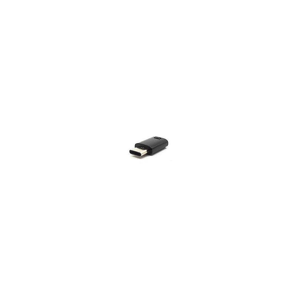 Samsung USB-C auf Micro-USB-Adapter, EE-GN930, Schwarz, Samsung, USB-C, Micro-USB-Adapter, EE-GN930, Schwarz