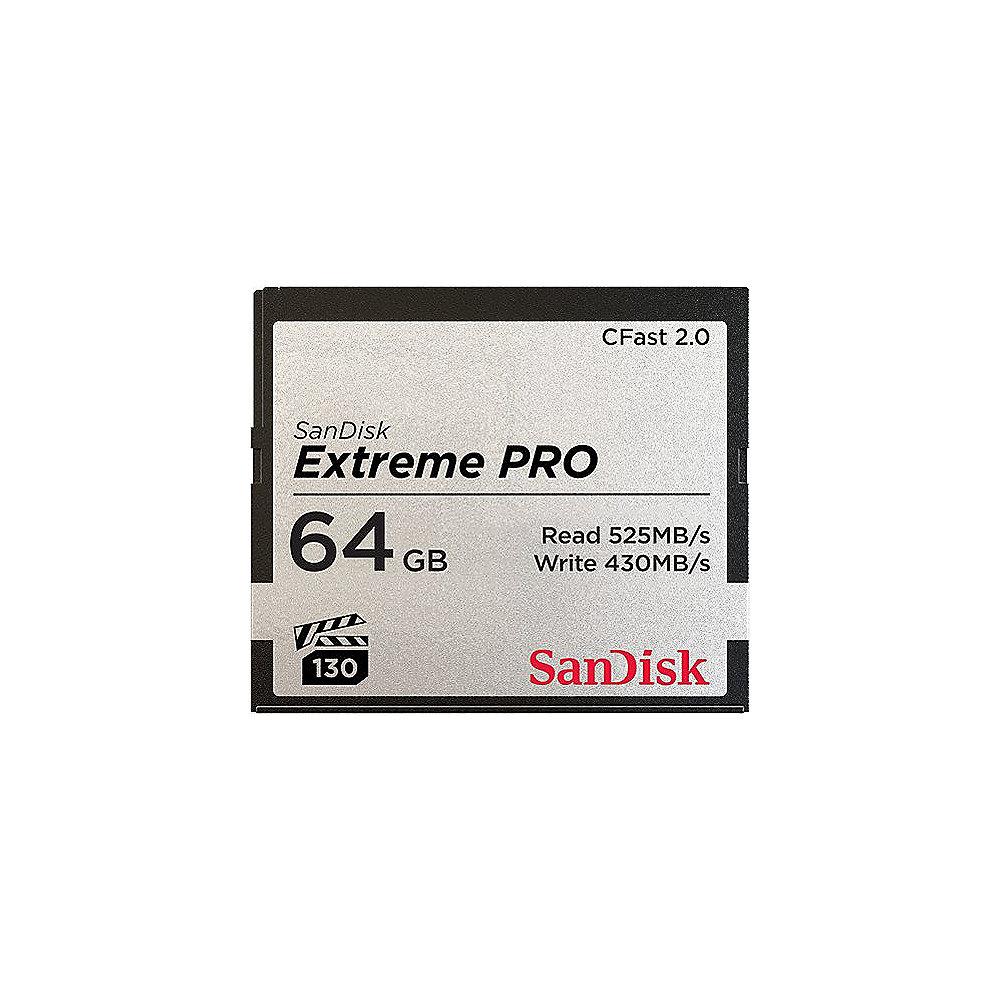 SanDisk Extreme Pro 64 GB CFast 2.0 Speicherkarte (430 MB/s)