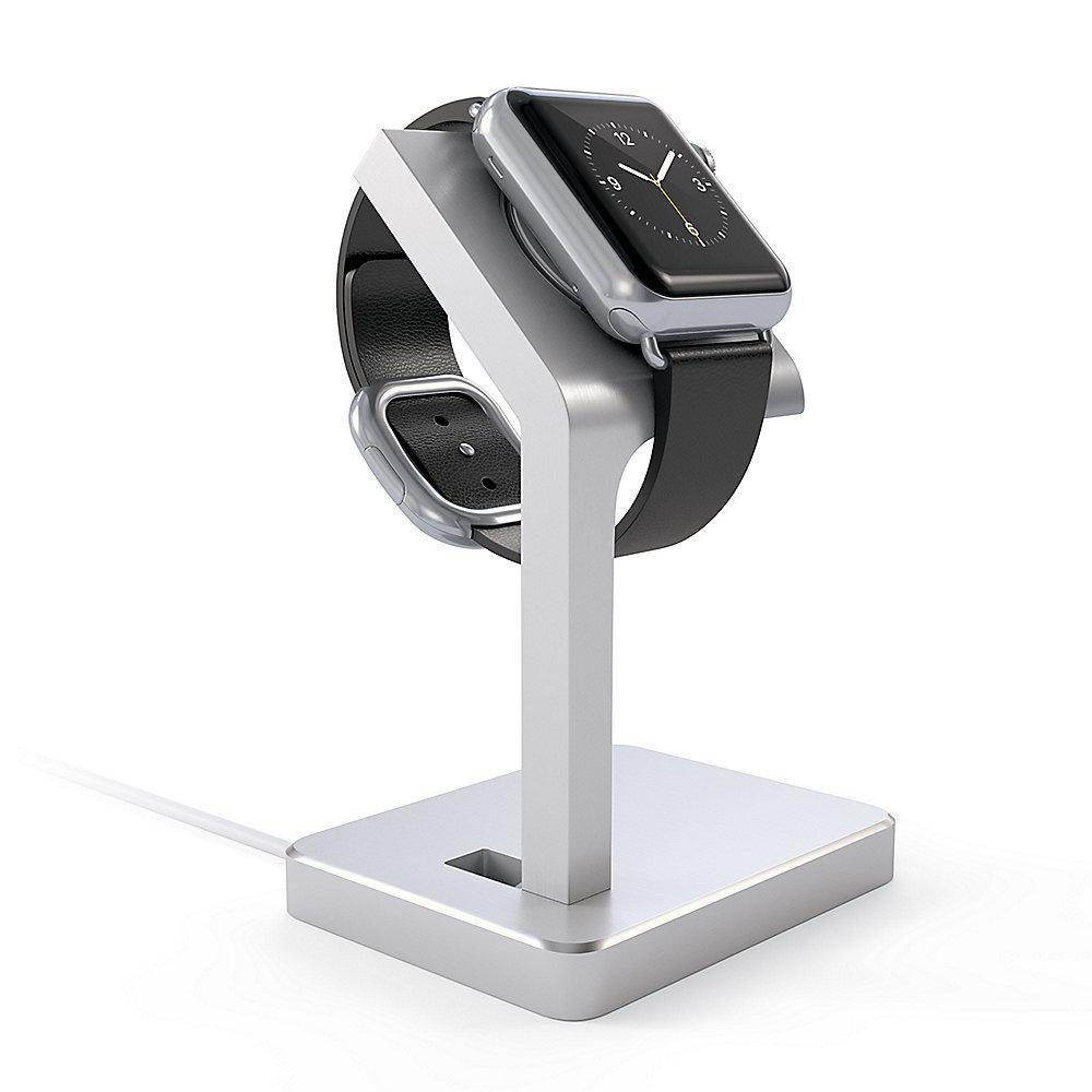 Satechi Aluminum Apple Watch Stand Silber