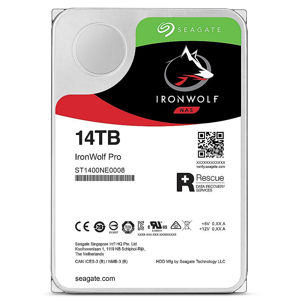 Seagate IronWolf Pro NAS HDD ST14000NE0008 14TB 7200rpm 256MB SATA600