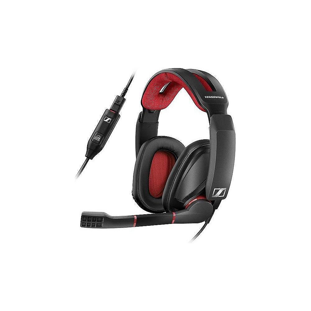 Sennheiser GSP 350 Geschlossenes PC Gaming Headset schwarz / rot