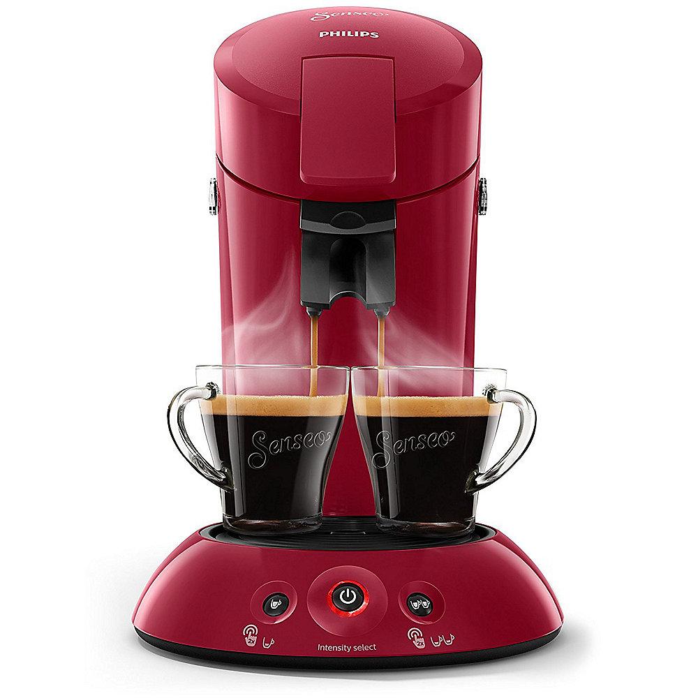 Senseo Original HD6554/90 Padmaschine mit Kaffee-Boost rot