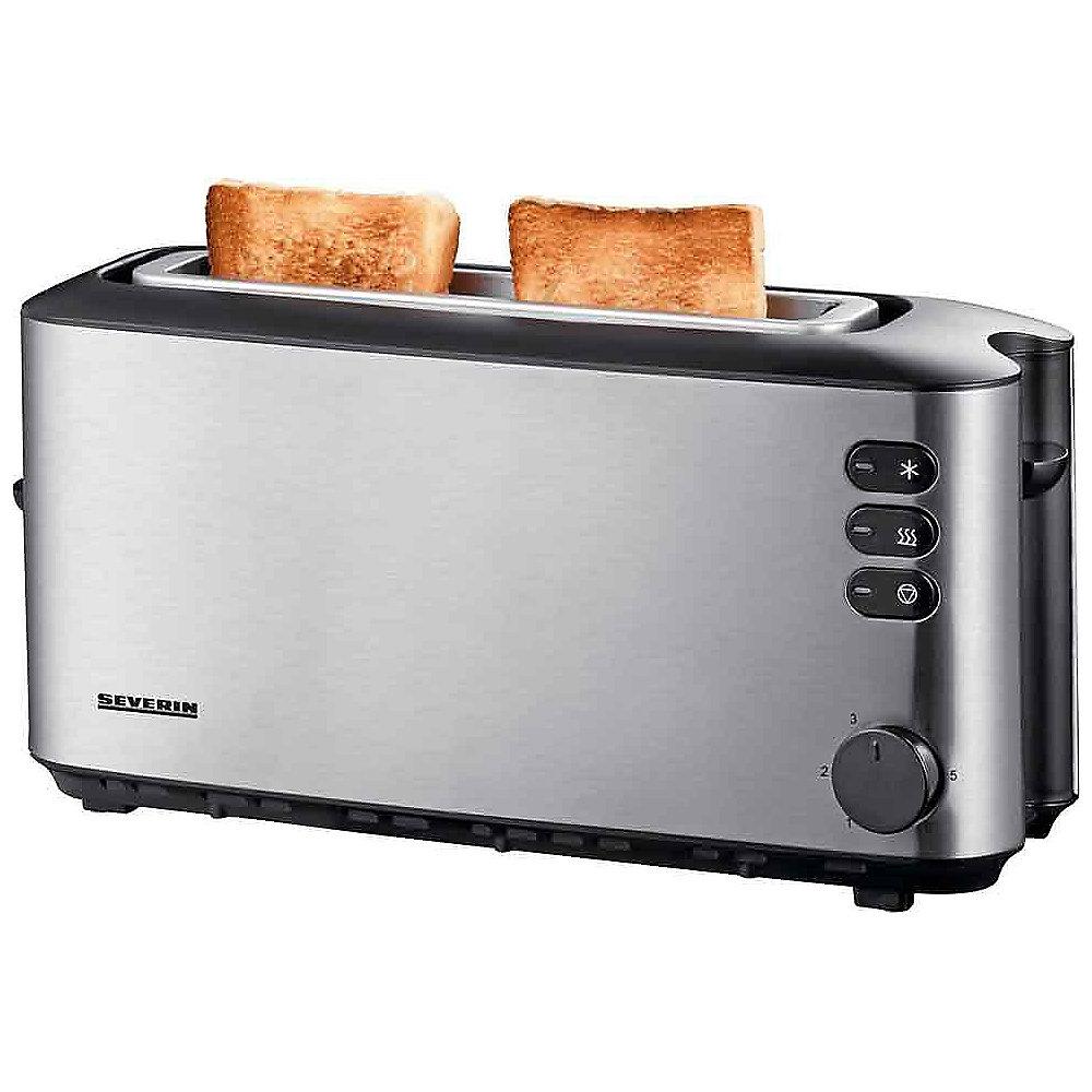 Severin AT 2515 Automatik-Langschlitztoaster Edelstahl