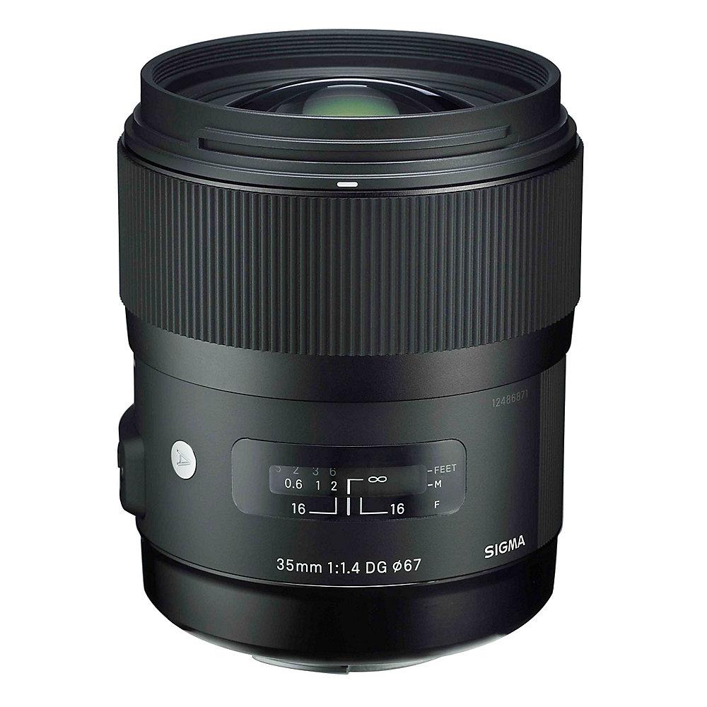 Sigma 35mm f/1.4 DG HSM Portrait Festbrennweite Objektiv für Nikon