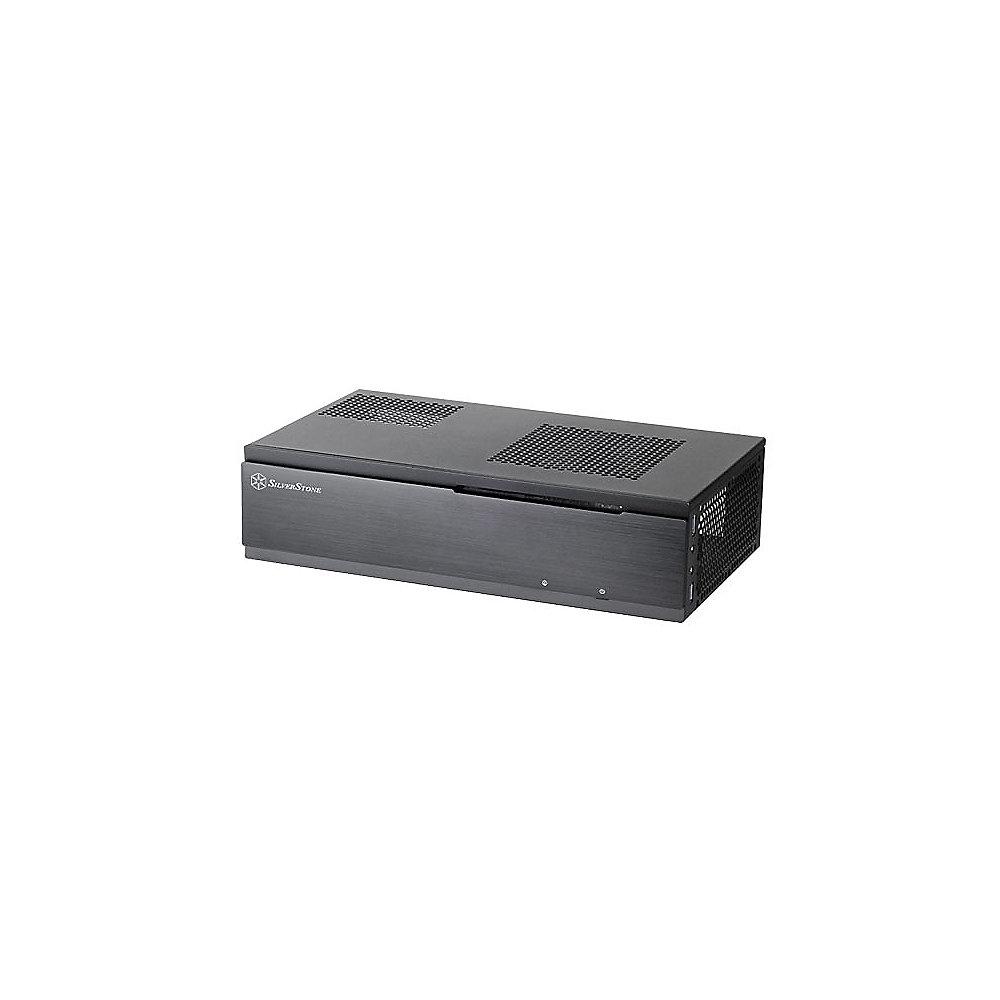 SilverStone Milo Slim HTPC Mini-ITX SST-ML06B USB3.0 Slot-in schwarz