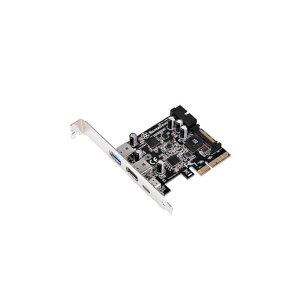 SilverStone PCI Express Karte SST-ECU05 4-Port USB 3.1 (TypC)