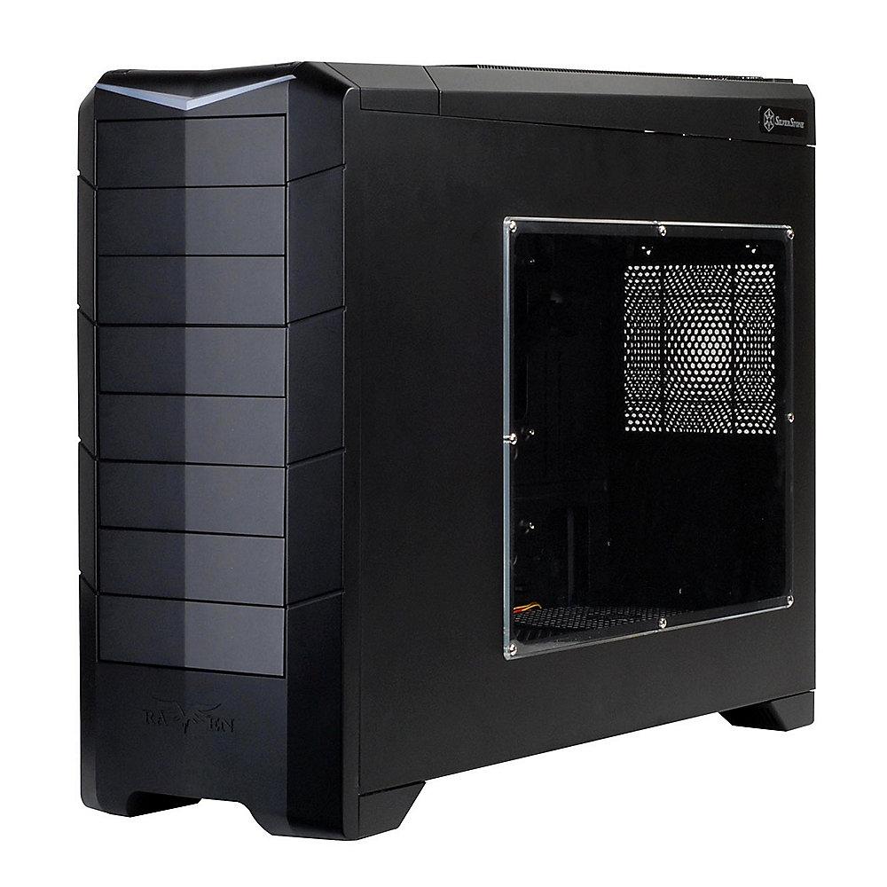 SilverStone Raven Tower ATX SST-RV02B-EW USB3.0 schwarz mit Seitenfenster o. NT