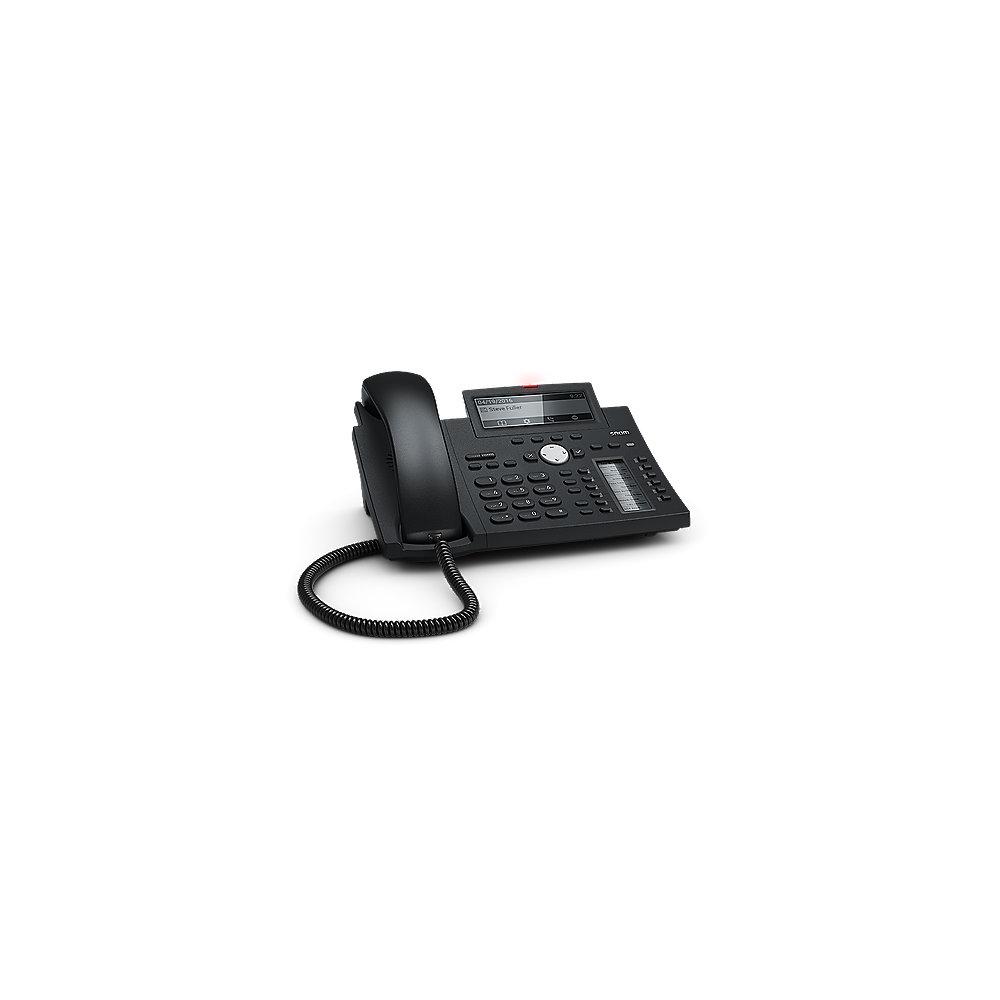 Snom D345 VoIP Telefon schwarz-blau ohne Netzteil, Snom, D345, VoIP, Telefon, schwarz-blau, ohne, Netzteil