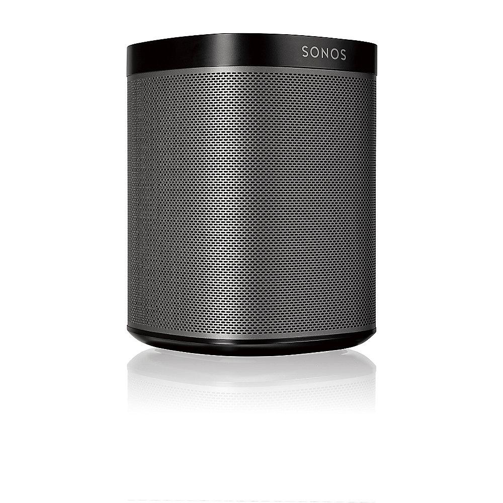 Sonos PLAY:1 schwarz Kompakter Multiroom Smart Speaker für Music Streaming