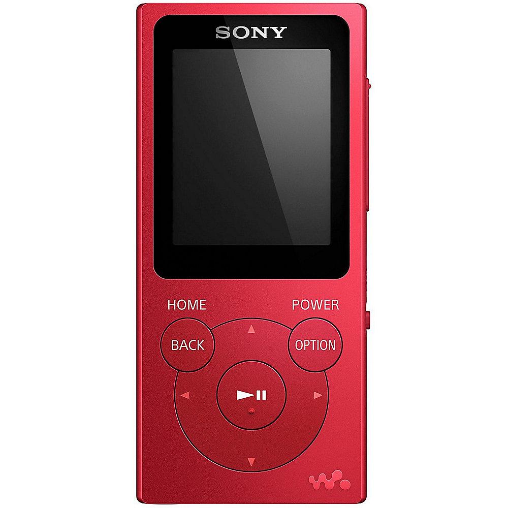 Sony NW-E394 Walkman 8GB MP3-Player (Fotos, UKW-Radio-Funktion) Rot