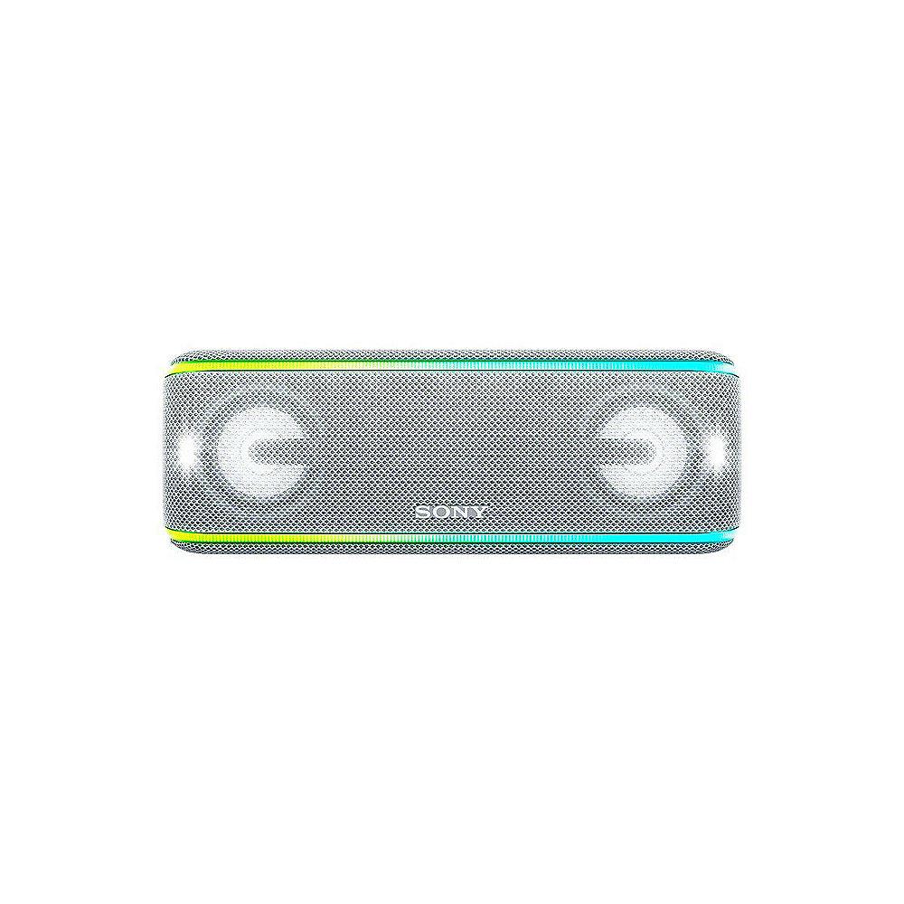 Sony SRS-XB41 tragbarer Lautsprecher (wasserabweisend, NFC, Bluetooth) weiß