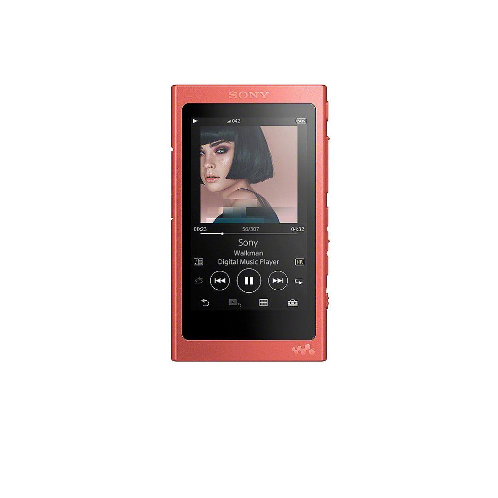 SONY Walkman NW-A45 16GB MP3 Player Bluetooth Touch Hi-Res NFC rot