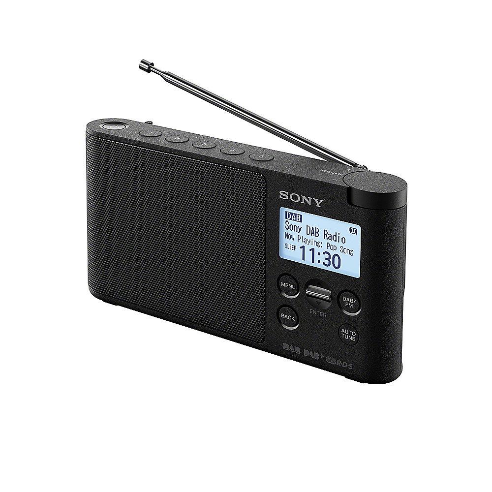 Sony XDR-S41DBPR Digitalradio DAB /UKW schwarz, Timer, Weckfunktion