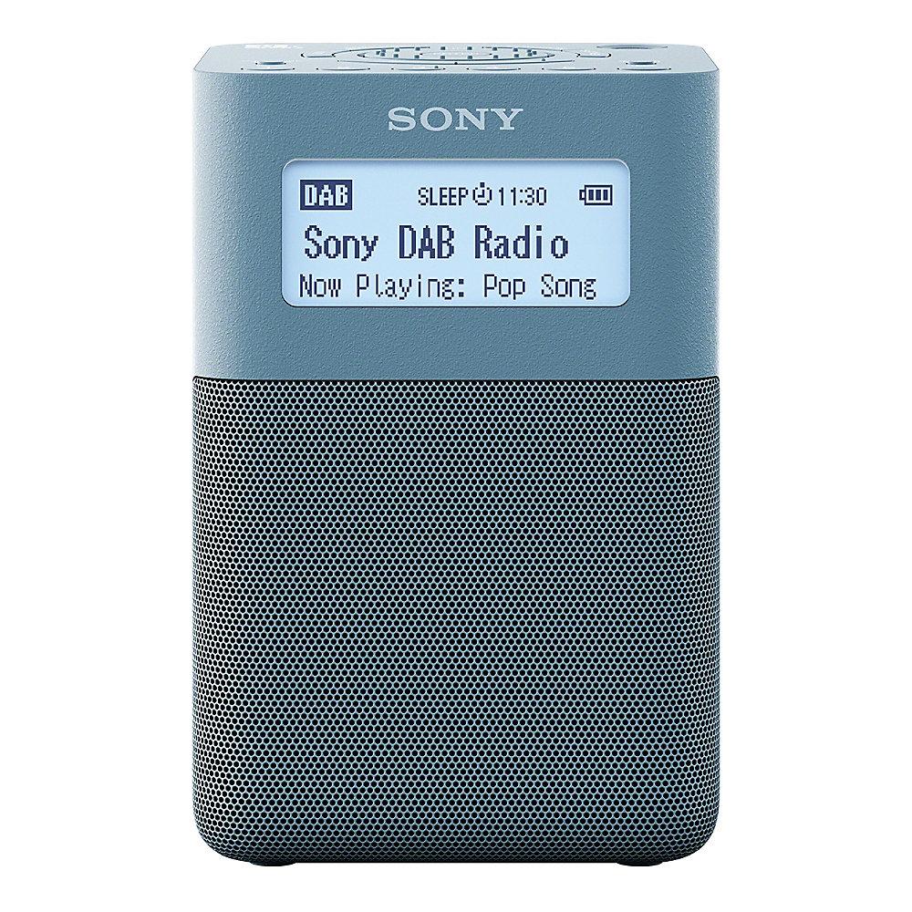 Sony XDR-V20DL Digitalradio DAB /FM integrierter Akku blau